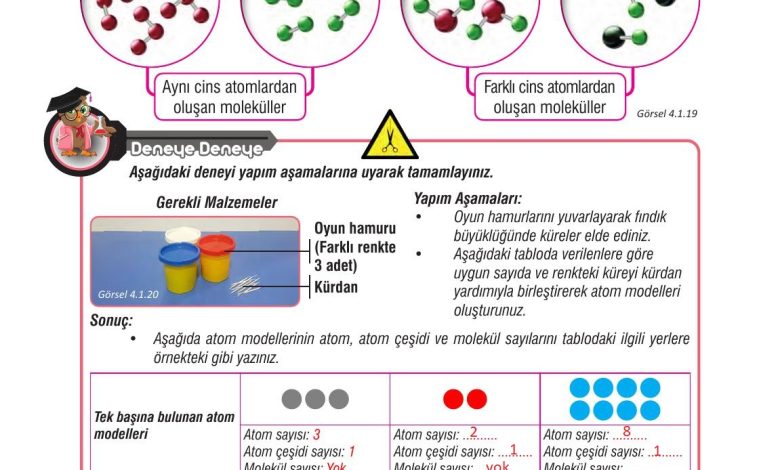 7. Sınıf Meb Yayınları Fen Bilimleri Ders Kitabı Sayfa 106 Cevapları