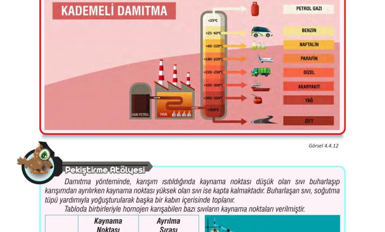 7. Sınıf Meb Yayınları Fen Bilimleri Ders Kitabı Sayfa 127 Cevapları