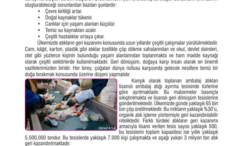 7. Sınıf Meb Yayınları Fen Bilimleri Ders Kitabı Sayfa 133 Cevapları