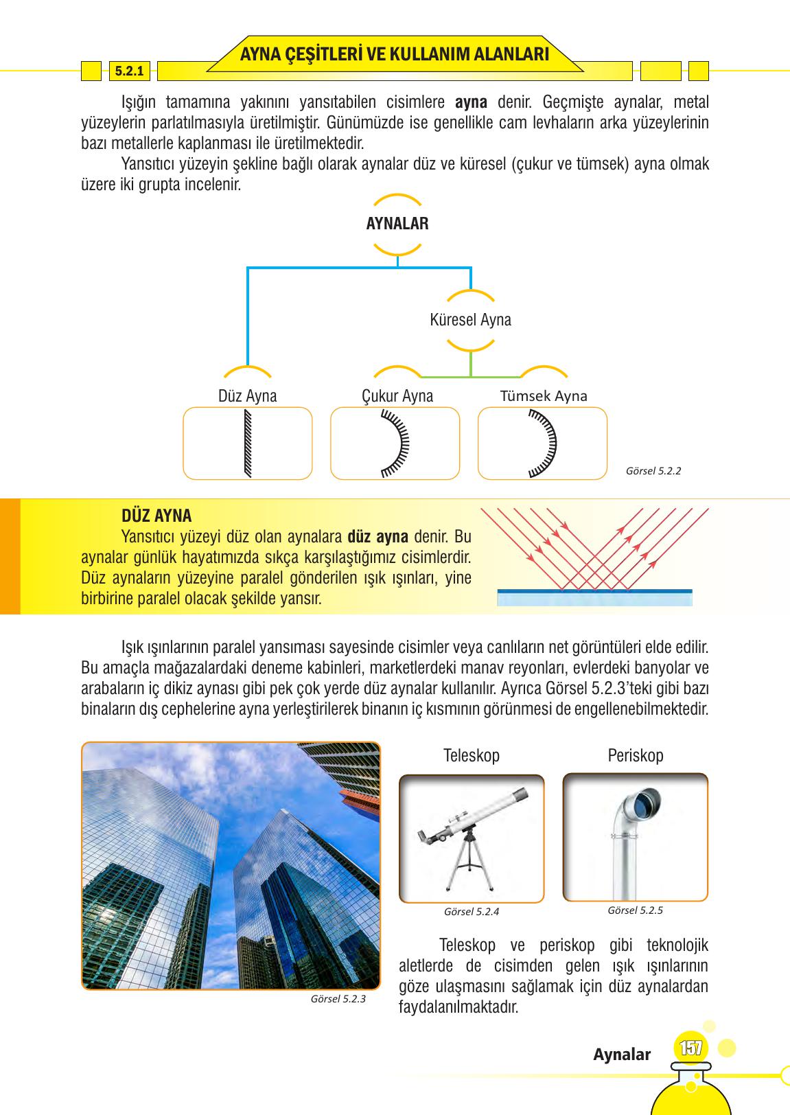 7. Sınıf Meb Yayınları Fen Bilimleri Ders Kitabı Sayfa 157 Cevapları